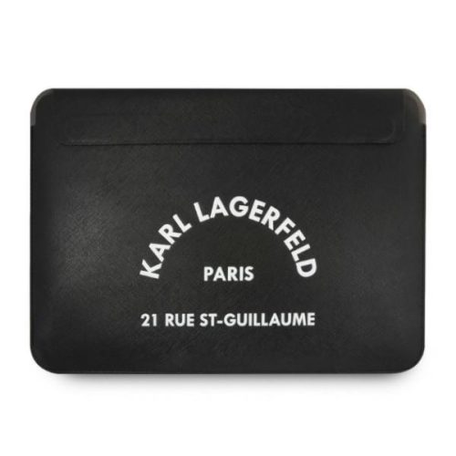 Karl Lagerfeld 13" KLCS133RSGSFBK Comp Sleeve Saffiano RSG laptop táska, fekete