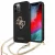 Guess GUHCP12LLSC4GBK iPhone 12 Pro Max 6,7" 4G Gold Chain Collection tok, fekete
