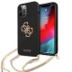 Guess GUHCP12LLSC4GBK iPhone 12 Pro Max 6,7" 4G Gold Chain Collection tok, fekete