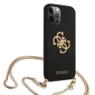 Guess GUHCP12LLSC4GBK iPhone 12 Pro Max 6,7" 4G Gold Chain Collection tok, fekete