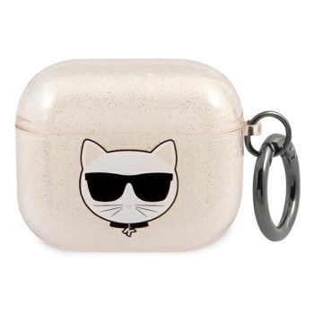   KARL LAGERFELD KLA3UCHGD Apple Airpods 3 / tok, arany + glitter
