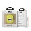 Karl Lagerfeld KLA2UCHFY AirPods cover Choupette tok, sárga