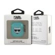 Karl Lagerfeld KLA2UCHFL AirPods 1/2 cover tok, kék Choupette