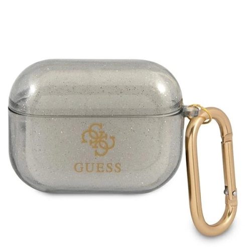 GUESS APPLE AirPods Pro GUAPUCG4GK (Glitter Collection) tok, fekete