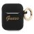 Guess GUA2SSSK AirPods 1/2 cover Silicone Vintage Script tok, fekete