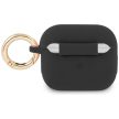 Guess GUA3SSSK AirPods 3 cover Silicone Vintage Script tok, fekete