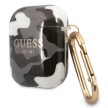 GUESS APPLE AirPods 1/2 GUA2UCAMG (Camo Collection) tok, fekete