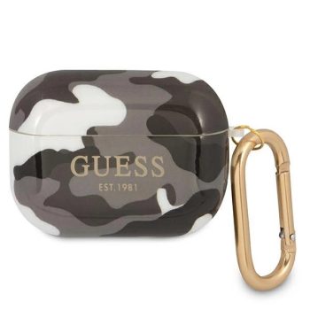   GUESS APPLE AirPods Pro GUAPUCAMG (Camo Collection) tok, fekete