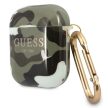 GUESS APPLE AirPods 1/2 GUA2UCAMA (Camo Collection) tok, khaki