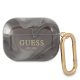 GUESS APPLE AirPods Pro GUAPUNMK (Marble Collection) tok, fekete