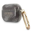 GUESS APPLE AirPods Pro GUAPUNMK (Marble Collection) tok, fekete