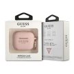 Guess GUA3SGGEP AirPods 3 cover Silicone Glitter tok, rózsaszín
