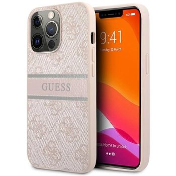  Guess GUHCP13L4GDPI iPhone 13 Pro / 13 6,1" 4G Stripe tok, rózsaszín
