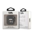 Karl Lagerfeld case Airpods 1/2 KLA2UKHGK Glitter Karl's Head tok, fekete