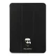 Karl Lagerfeld Saffiano Karl Iconic iPad Pro 2021 11" KLFC11OKMK, oldalra nyíló tok, fekete