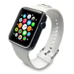 Karl Lagerfeld KLAWMSLCW Apple Watch 38/40/41mm fehér óraszíj Silicone Choupette Heads