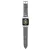 Karl Lagerfeld KLAWMOKHG Apple Watch óraszíj 38/40/ 41mm,  ezüst óraszíj Saffiano Karl Heads