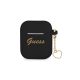 Guess GUA2LSCHSK AirPods 1/2 cover Silicone Charm Heart Collection tok, fekete