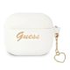GUESS APPLE AirPods 3 GUA3LSCHSH (Silicone Charm Heart Collection) tok, fehér