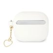 GUESS APPLE AirPods 3 GUA3LSCHSH (Silicone Charm Heart Collection) tok, fehér