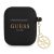 Guess GUA2LSC4EK AirPods 1/2 cover Silicone Charm 4G Collection tok, fekete