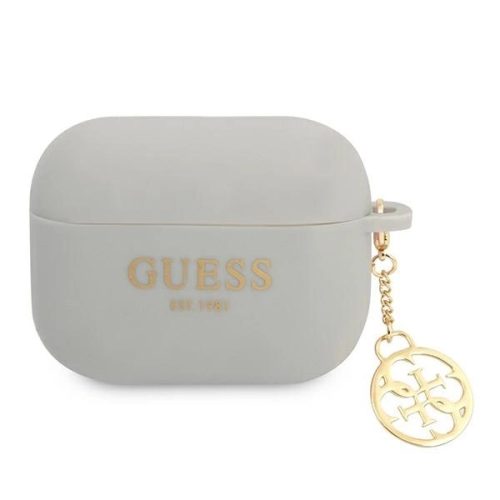 GUESS APPLE AirPods Pro GUAPLSC4EG (Silicone Charm 4G Collection) tok, szürke