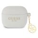 GUESS APPLE AirPods 3 GUA3LSC4EG (Silicone Charm 4G Collection) tok, szürke