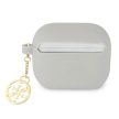 GUESS APPLE AirPods 3 GUA3LSC4EG (Silicone Charm 4G Collection) tok, szürke