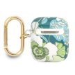 GUESS APPLE AirPods 1/2 GUA2HHFLN (Flower Strap Collection) tok, zöld