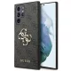 Guess GUHCS22L4GMGGR S908 Samsung Galaxy S22 Ultra hátlap, tok 4G Big Metal Logo, szürke