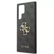 Guess GUHCS22L4GMGGR S908 Samsung Galaxy S22 Ultra hátlap, tok 4G Big Metal Logo, szürke