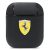 Ferrari FESA2LEBK AirPods 1/2 cover On Track Leather tok, fekete