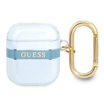   GUESS APPLE AirPods 1/2 GUA2HHTSB (Strap Collection) tok, kék