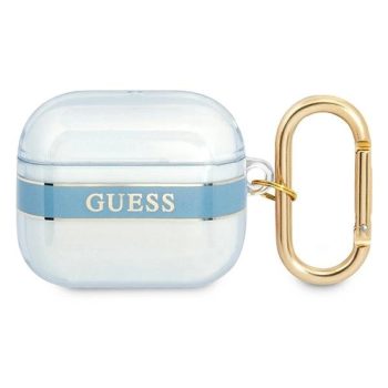 GUESS APPLE AirPods 3 GUA3HHTSB (Strap Collection) tok, kék