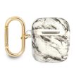 GUESS APPLE AirPods 1/2 GUA2HCHMAG (Marble Strap Collection) tok, szürke