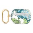 GUESS APPLE AirPods Pro GUAPHHFLN (Flower Strap Collection) tok, zöld