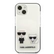 Karl Lagerfeld iPhone 13 6,1" KLHCP13MTPEKCW hard case Iconic Karl & Choupette tok, fekete