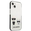 Karl Lagerfeld iPhone 13 6,1" KLHCP13MTPEKCW hard case Iconic Karl & Choupette tok, fekete