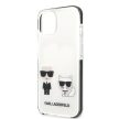 Karl Lagerfeld iPhone 13 6,1" KLHCP13MTPEKCW hard case Iconic Karl & Choupette tok, fekete