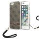 Guess case iPhone SE 2022 / SE 2020 / 7 / 8 GUOHCI8H4STW Print 4G Cord tok, barna