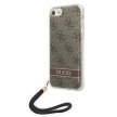 Guess case iPhone SE 2022 / SE 2020 / 7 / 8 GUOHCI8H4STW Print 4G Cord tok, barna
