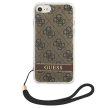 Guess case iPhone SE 2022 / SE 2020 / 7 / 8 GUOHCI8H4STW Print 4G Cord tok, barna