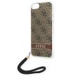 Guess case iPhone SE 2022 / SE 2020 / 7 / 8 GUOHCI8H4STW Print 4G Cord tok, barna