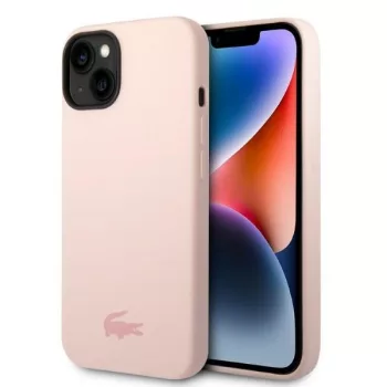   Lacoste LCHCP14SSI iPhone 14 6.1"  Silicone tok, rózsaszín