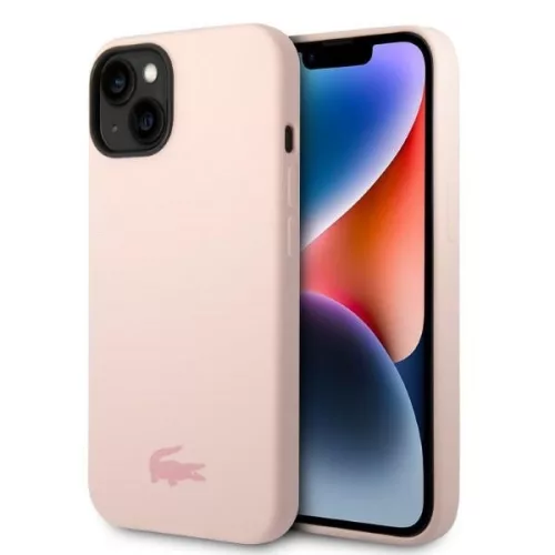 Lacoste LCHCP14SSI iPhone 14 6.1"  Silicone tok, rózsaszín