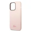 Lacoste LCHCP14XSI iPhone 14 Pro Max 6,7" Silicone tok, rózsaszín