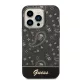 Guess GUHCP14XHGBNHK iPhone 14 Pro Max 6,7" Bandana Paisley tok, fekete