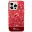 Guess iPhone 14 Pro Max 6,7" GUHCP14XHGBNHR Bandana Paisley tok, piros