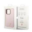 Guess GUHCP14LSLTGU iPhone 14 Pro 6,1" Silicone Triangle tok, lila