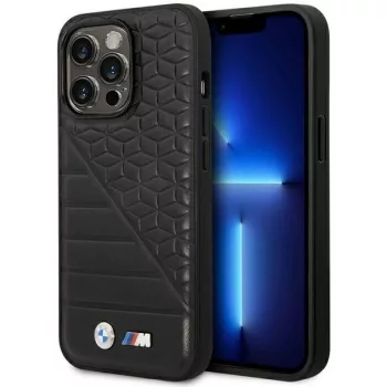   BMW BMHCP14L22PMGK iPhone 14 Pro 6,1" tok, fekete Bi Pattern